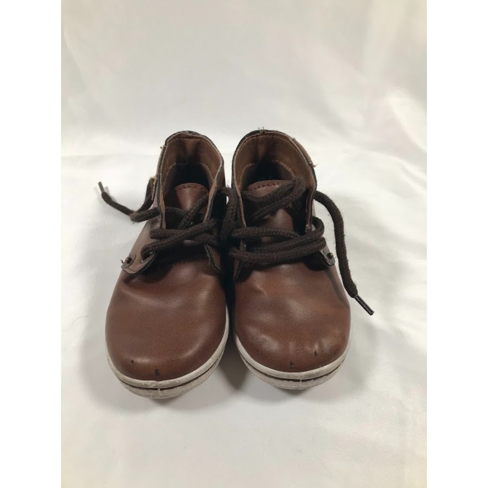 Levis Toddler Boy Booties Brown Low Top Lace-Up 14cm Size US 5 SEE PICTURES